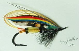 KENNEDY 1800s salmon fly 3/0 - Classic Streamer and Wet Fly Fly